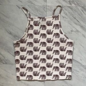 Forever21 Elephant Size XS Crop Cami Top